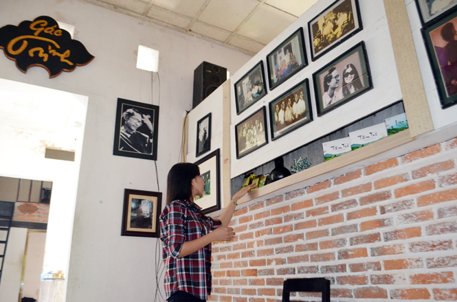 Ở Gác Trịnh, trưng bày nhiều ảnh và kỷ vật của Trịnh Công Sơn