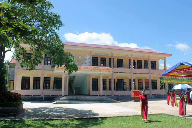 Một góc Trường tiểu học số 1 Đại Trạch.