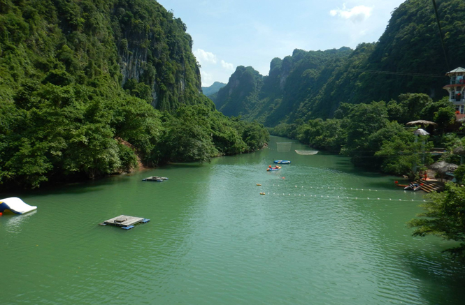 Sông Chày ở Vườn quốc gia Phong Nha-Kẻ Bàng.