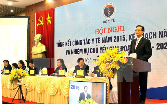Thủ tướng Nguyễn Tấn Dũng phát biểu tại hội nghị. (Ảnh: Dương Ngọc/TTXVN)