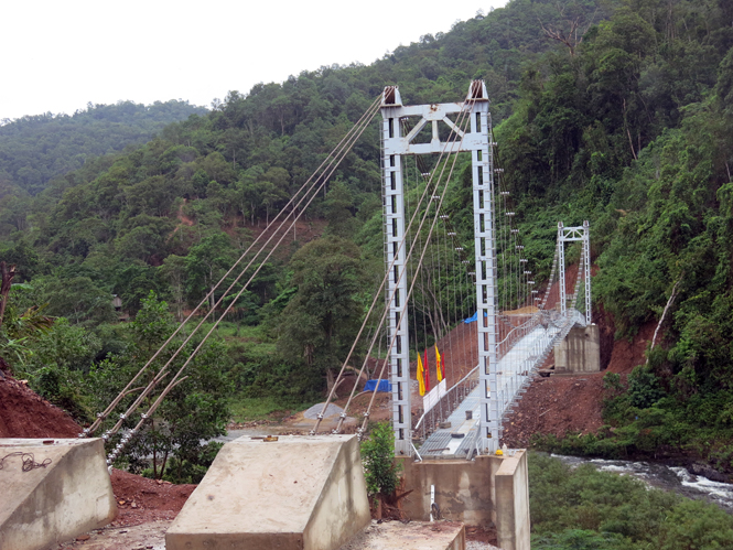 Các công trình xây dựng trên địa bàn luôn được Đảng bộ huyện Minh Hóa quan tâm giám sát.