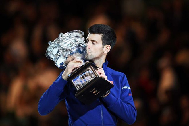  Novak Djokovic đi vào lịch sử Australian Open. (Nguồn: abc.net)