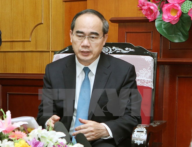 Ông Nguyễn Thiện Nhân, Ủy viên Bộ Chính trị, Chủ tịch Ủy ban Trung ương Mặt trận Tổ quốc Việt Nam. (Nguồn: TTXVN)