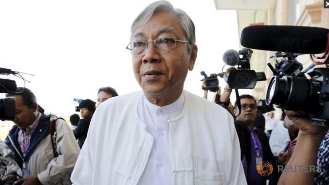 Ông Htin Kyaw, ứng cử viên nặng ký nhất cho chức danh Tổng thống Myanmar. (Nguồn: straitstimes.com)