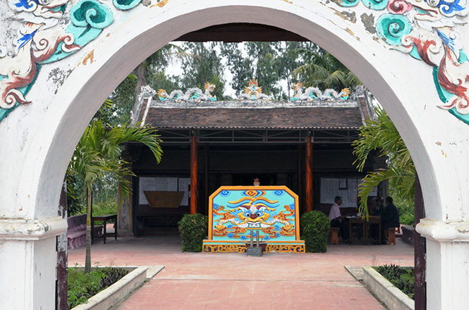 Điện Thành hoàng làng Vĩnh Lộc, nơi lưu giữ 7 sắc phong quý.