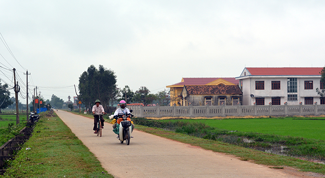  Diện mạo nông thôn mới ở Hàm Ninh.