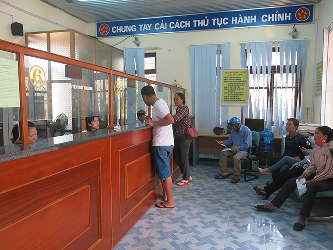 TTGDMCLT huyện Quảng Ninh đi tiên phong thực hiện dự án Dân chấm điểm M-Score.