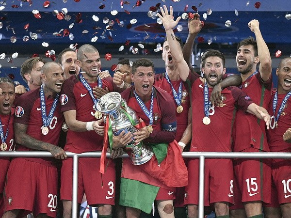 Bồ Đào Nha giành chức vô địch châu Âu. (Nguồn: AP)