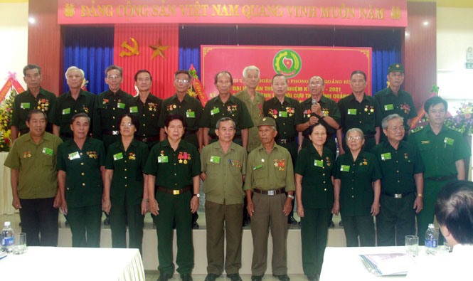 BCH Hội cựu TNXP Quảng Bình nhiệm kỳ 2016-2021.