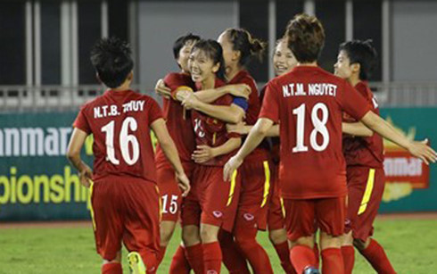 ĐT nữ Việt Nam gặp Thái Lan ở chung kết (Ảnh: MFF).