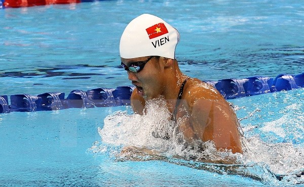  Kình ngư Nguyễn Thị Ánh Viên đã không thể góp mặt trong trong trận chung kết nội dung 400m tự do. (Ảnh: Quốc Khánh/TTXVN)