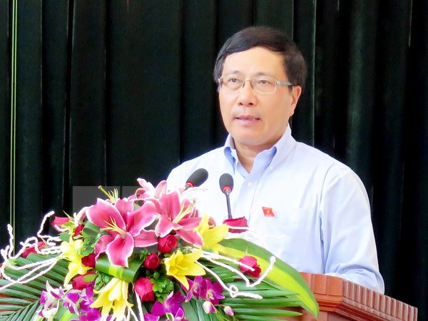 Phó Thủ tướng Phạm Bình Minh. (Ảnh: Thu Hằng/TTXVN)