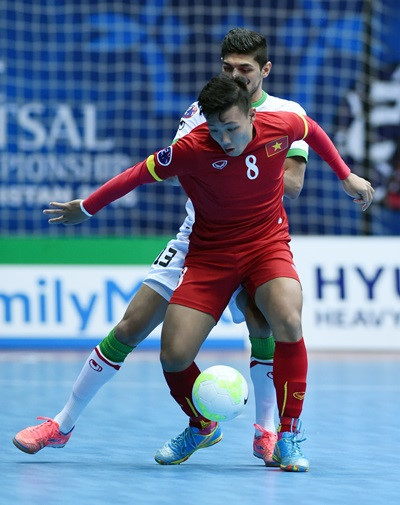 ĐT Futsal Việt Nam thuộc bảng C tại VCK FIFA Futsal World Cup 2016 diễn ra trên đất Colombia. (Ảnh: Quang Thắng).