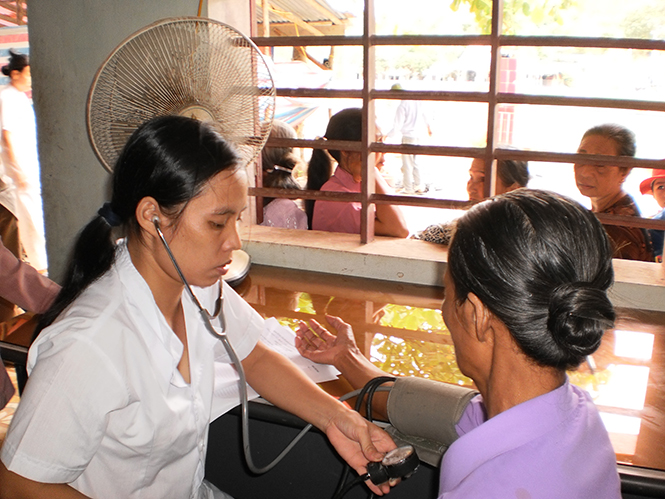 Công tác chăm sóc sức khỏe cho chị em luôn được các cấp Hội Phụ nữ Quảng Trạch quan tâm.