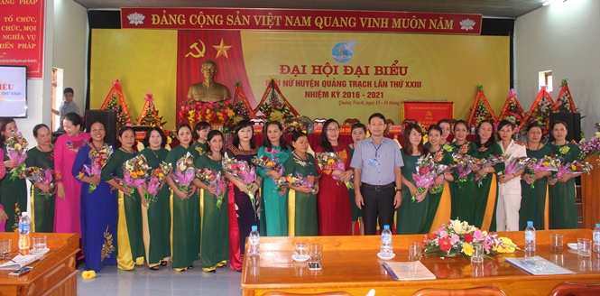  Ban Chấp Hành Hội LHPN huyện Quảng Trạch lần thứ XXIII, nhiệm kỳ 2016 - 2021