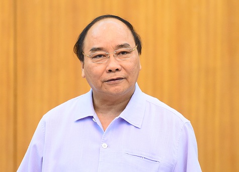  Thủ tướng Nguyễn Xuân Phúc phát biểu tại buổi làm việc với UBND thành phố Hà Nội. Ảnh: VGP/Quang Hiếu