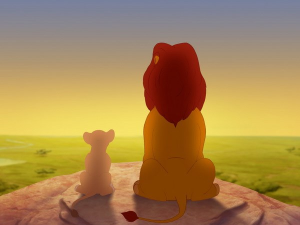 Một cảnh trong phim 'The Lion King.'