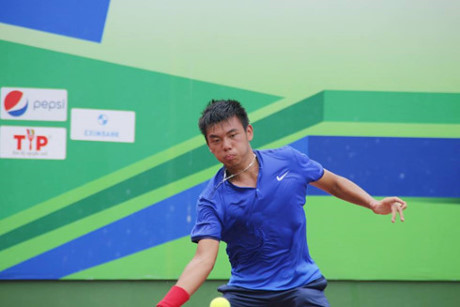 Hoàng Nam đang thể hiện phong độ rất ổn định. (Ảnh minh họa: Becamex Tennis.