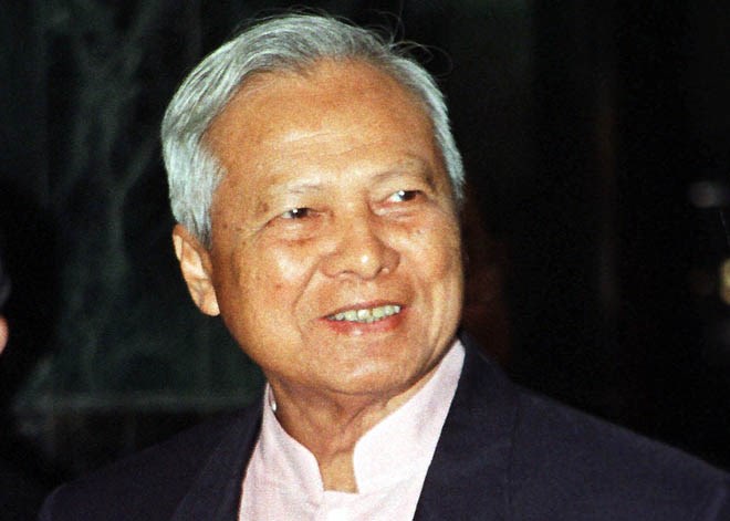 Chủ tịch Hội đồng Cơ mật Prem Tinsulanonda. (Nguồn: Asian Correspondent.com)