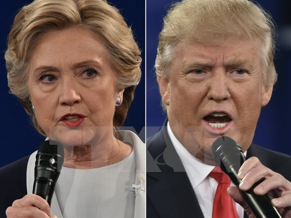 Ứng viên Hillary Clinton và ứng viên Donald Trump. (Nguồn: AFP/TTXVN)