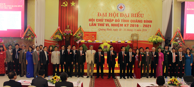 Ban Chấp hành Hội CTĐ tỉnh Quảng Bình khóa VI nhiệm kỳ 2016-2021.
