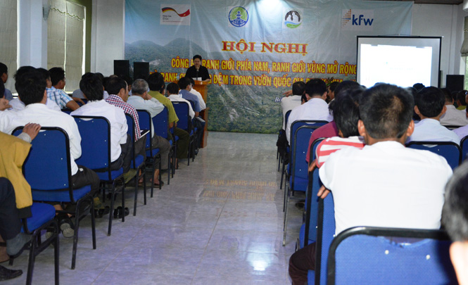 Hội nghị công bố ranh giới phía Nam, ranh giới vùng mở rộng và ranh giới vùng đệm trong VQG Phong Nha-Kẻ Bàng.