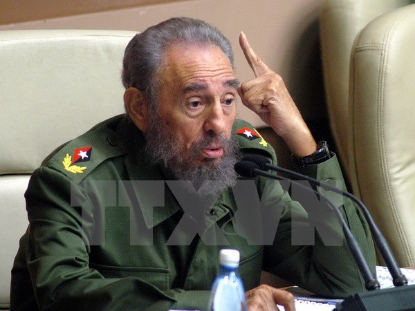 Lãnh tụ Cuba Fidel Castro tại phiên họp Quốc hội lần thứ sáu ở La Habana ngày 22-12-2005. (Ảnh: AFP/TTXVN)