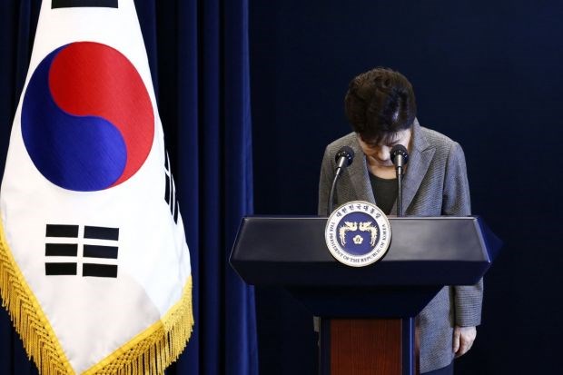 Bê bối chính trị của Tổng thống Hàn Quốc Park Geun Hye đang gây rúng động chính trường nước này. (Nguồn: Reuters)