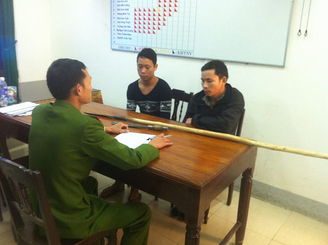 Hai đối tượng trộm bò tại cơ quan Công an huyện Minh Hóa