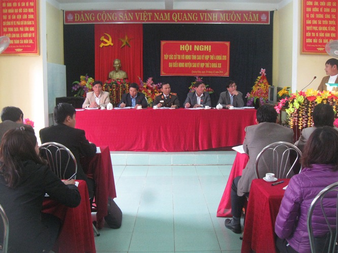  Đại biểu HĐND tỉnh tiếp xúc với cử tri tại xã Quảng Kim, huyện Quảng Trạch