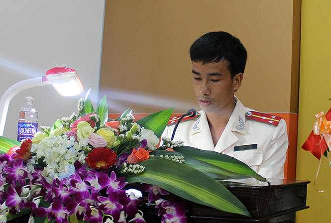 Thượng úy Phạm Đức Sơn.