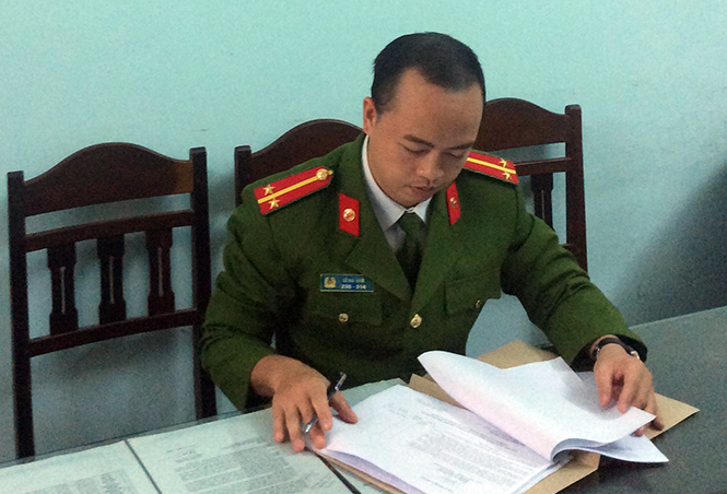 Trung úy Lê Hải Nam.
