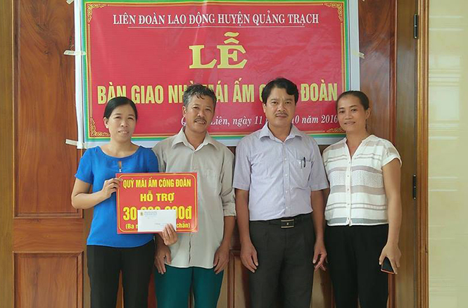 Nhiều hoạt động chăm lo đời sống vật chất cho người lao động được Công đoàn Quảng Bình quan tâm thực hiện.