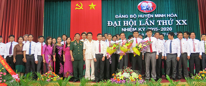 Ban Chấp hành Đảng bộ huyện Minh Hóa, nhiệm kỳ 2015 – 2020 được trẻ hóa, có trình độ, năng lực đáp ứng yêu cầu nhiệm vụ trong giai đoạn mới.