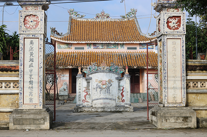 Đình làng Lộc Điền, nơi hội họp và liên lạc bí mật của Chi bộ Lộc Điền giai đoạn tiền khởi nghĩa.