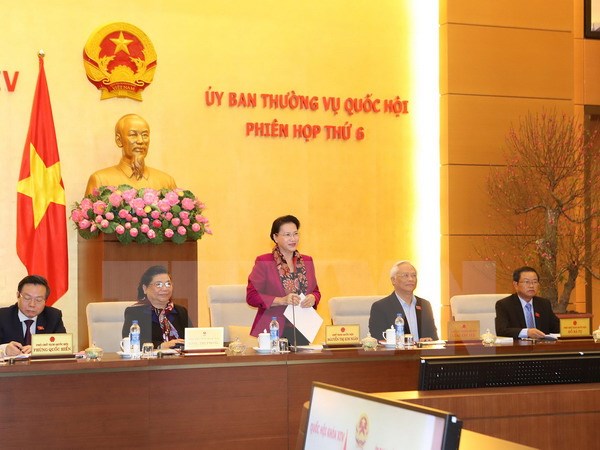 Chủ tịch Quốc hội Nguyễn Thị Kim Ngân phát biểu. (Nguồn: TTXVN)
