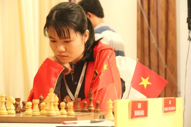  Thảo Nguyên giành quyền vào vòng 3 Giải vô địch cờ vua nữ thế giới 2017. Ảnh: T.P