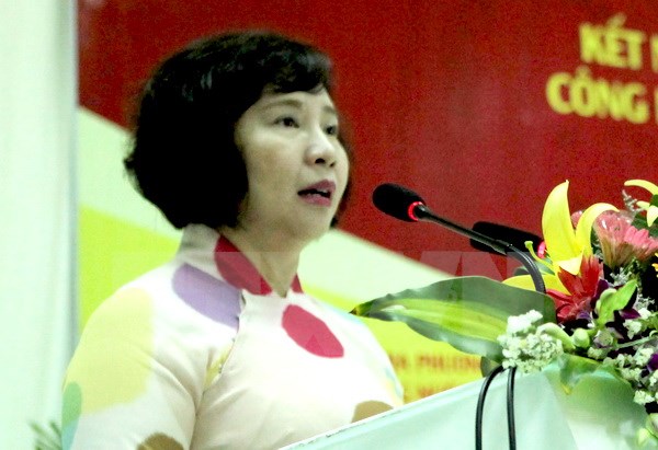 Bà Hồ Thị Kim Thoa, Thứ trưởng Bộ Công Thương. (Nguồn: TTXVN)