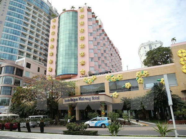 Khách sạn Yasaka Sai Gon Nha Trang là nơi tổ chức Hội nghị. (Ảnh: Doãn Tấn/TTXVN)