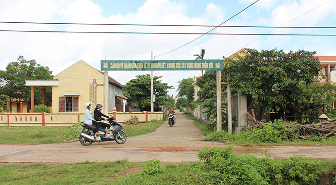 Các khu dân cư trên địa bàn xã Vĩnh Ninh đều đạt tiêu chuẩn an toàn về ANTT.