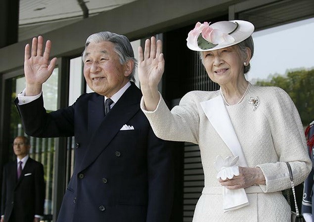 Nhà ​Vua Nhật Bản Akihito và Hoàng hậu ​Michiko. (Nguồn: Hellomagazine)