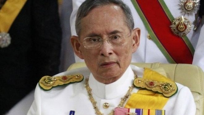 Nhà vua Thái Lan Bhumibol Adulaydej. (Nguồn: BBC)