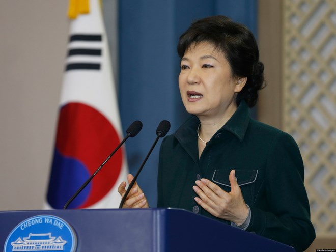 Bà Park Geun-hye. (Nguồn: Getty)