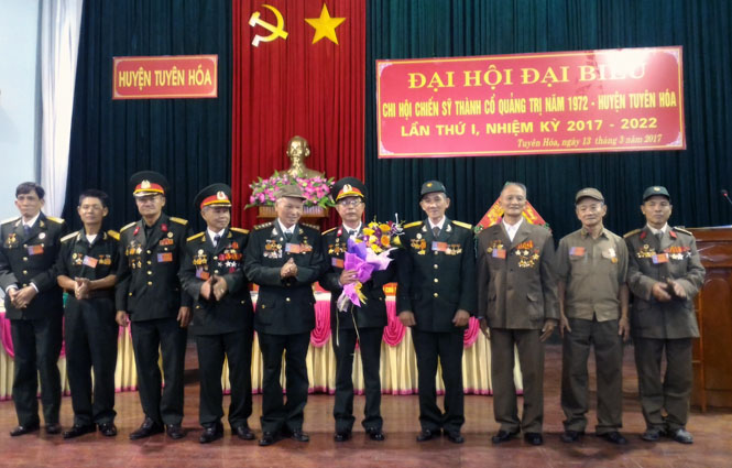  Ban Chấp hành Chi hội Chiến sỹ Thành cổ Quảng Trị năm 1972 huyện Tuyên Hóa nhiệm kỳ 2017-2022