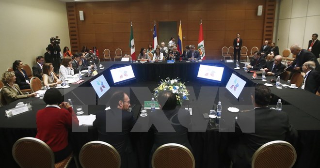 Toàn cảnh Hội nghị thảo luận về tương lai TPP của Liên minh Thái Bình Dương ở Vina del Mar, Chile ngày 14-3. (Nguồn: EPA/TTXVN)