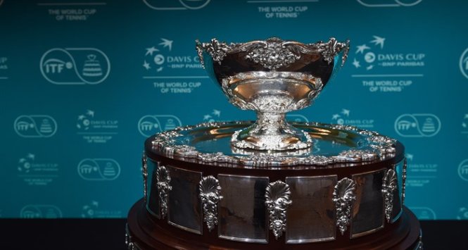  Chiếc cúp Giải quần vợt đồng đội Davis Cup. Ảnh: Getty Images