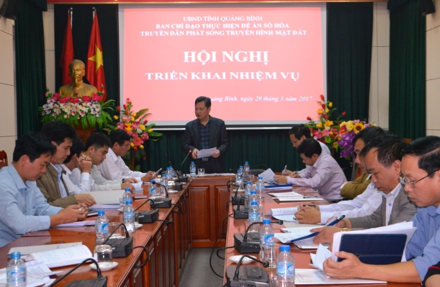 Đ/c Nguyễn Tiến Hoàng, Phó Chủ tịch UBND tỉnh kết luận hội nghị