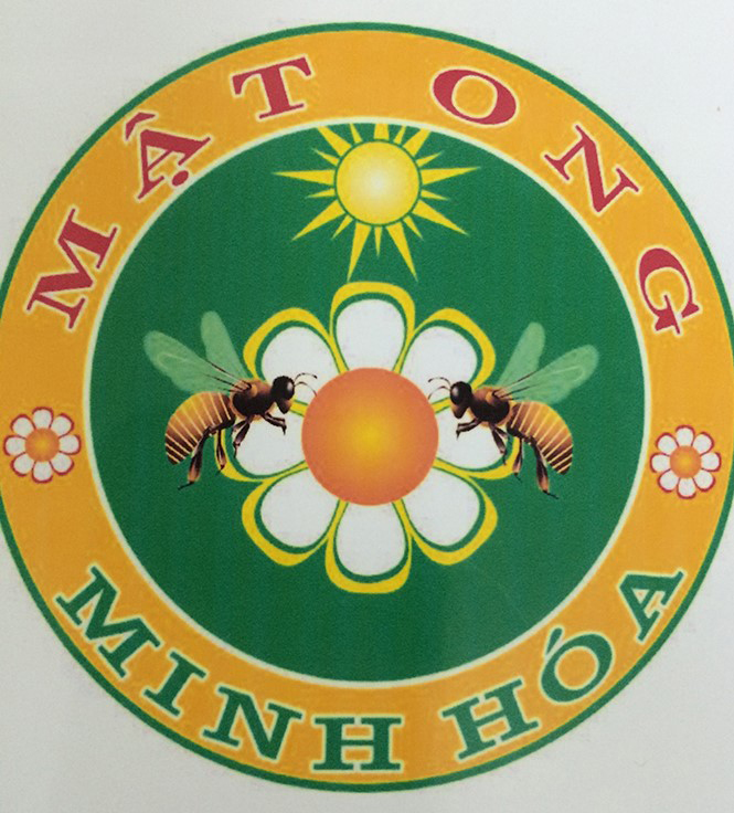 Nhãn hiệu mật ong Minh Hóa.