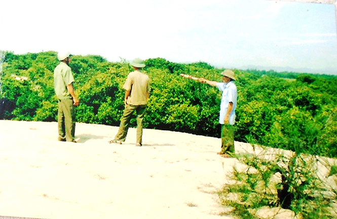 Hội viên CCB luôn nòng cốt trong lực lượng bảo vệ rừng xã Quảng Xuân.