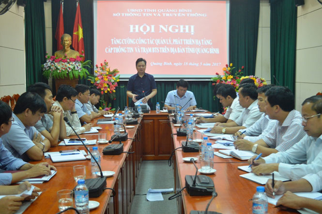 Đồng chí Nguyễn Tiến Hoàng, Phó Chủ tịch UBND tỉnh kết luận tại hội nghị.